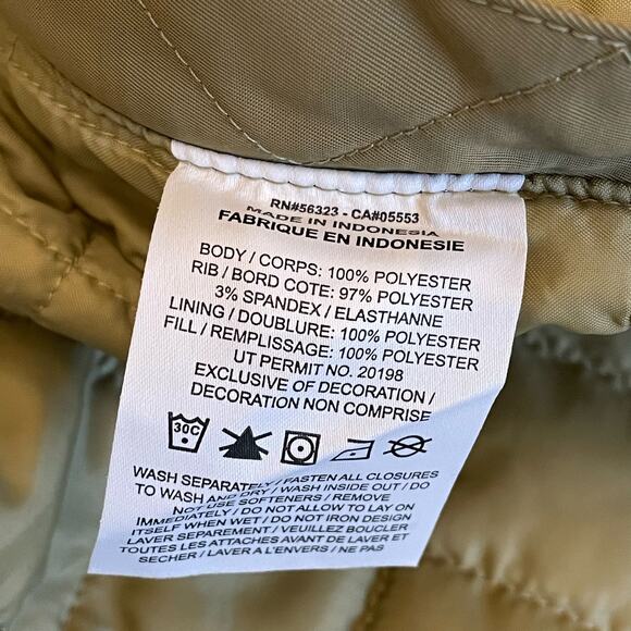 Nike NSW Therma Fit Oversized Bomber Puffer Jacket Quilted Satin Olive WOMEN S M - Picture 10 of 16